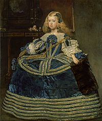 Archivo:Diego Rodriguez de Silva y Velázquez - Infanta Margarita Teresa in a Blue Dress - Google Art Project