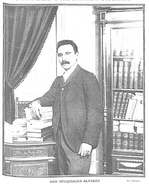 Archivo:Don Melquiades Álvarez, de Campúa, Nuevo Mundo, 19 de noviembre de 1903