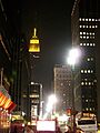 Empire State Building yellow