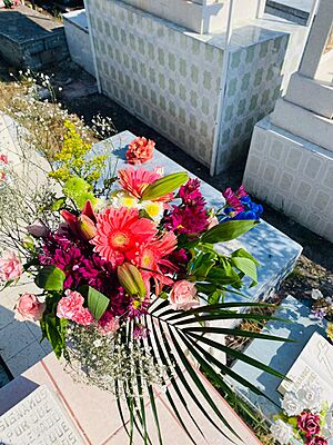 Archivo:Flores hermosas en el cementerio