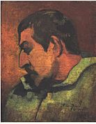 Gauguin- Selbstbildnis dem Freund Daniel gewidmet -1896