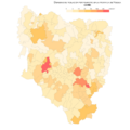 Huesca Densidad 2018