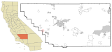 Kern County California Incorporated and Unincorporated areas Fellows Highlighted.svg