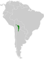 Lophospingus griseocristatus map