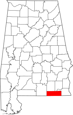 Archivo:Map of Alabama highlighting Geneva County