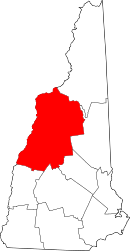 Map of New Hampshire highlighting Grafton County.svg