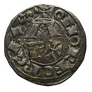 Monnaie - Béarn et Navarre, Vicomté de Béarn, Centulle, denier, XIIe-XIIIe siècle - btv1b113513893 (1 of 2)