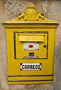 Old postbox on Mallorca