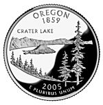 Archivo:Oregon quarter, reverse side, 2005