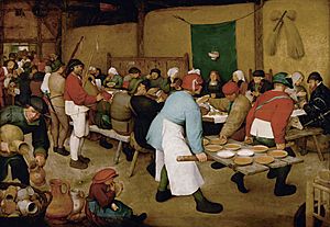 Archivo:Pieter Bruegel the Elder - Peasant Wedding - Google Art Project 2