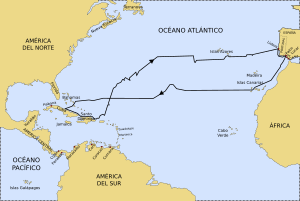 Archivo:Primer viaje de Colón