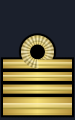 Rank insignia of capitano di vascello of the Italian Navy