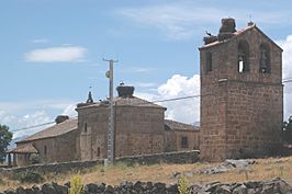 Vista de la iglesia de la localidad.