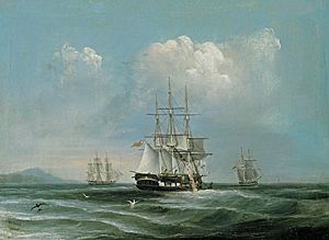 Archivo:The Whaling Ship Pacific by William Duke 1848 Art Gallery of South Australia 20065P29