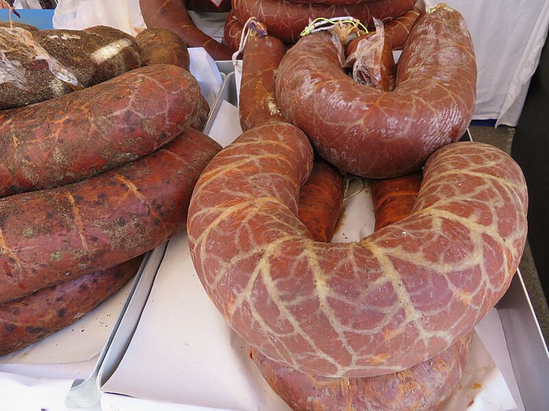Tripa embutida de sobrasada