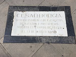Archivo:Tumba-placa de César Borgia