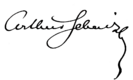 Unterschrift Arthur Schnitzler (1862–1931) österreichischer Schriftsteller.png