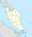 West Malaysia location map