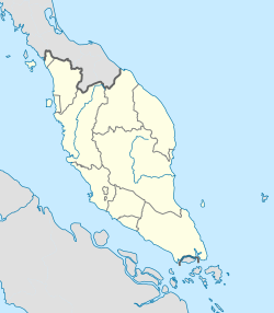Kuala Lumpur ubicada en Malasia Peninsular