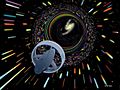 Wormhole travel as envisioned by Les Bossinas for NASA