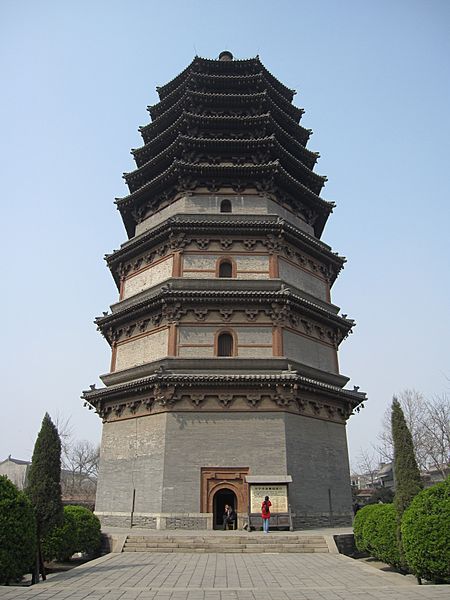 Zhengding Lingxiao Pagoda 3