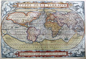 Archivo:1572 Typus Orbis Terrarum Ortelius