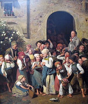 Archivo:1841 Waldmueller Nach der Schule anagoria