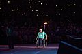201000 - Opening Ceremony paralympian Kevin Coombs torch - 3b - 2000 Sydney opening ceremony photo