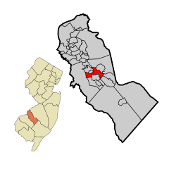 Camden County New Jersey Incorporated and Unincorporated areas Lindenwold Highlighted.svg