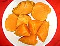Camote hervido (Peru)