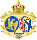 Coat of Arms of Empress Eugenie of the French (Order of Queen Maria Luisa).svg