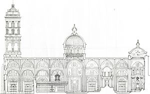 Archivo:Corte de la Catedral de Puebla