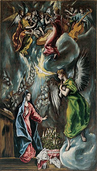 El Greco (Doménikos Theotokópoulos) - The Annunciation - Google Art Project (807333).jpg