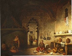Archivo:Interior de la cocina de una posada del pueblo de Maqueda (Museo del Prado)