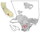 LA County Incorporated Areas West Compton highlighted.svg