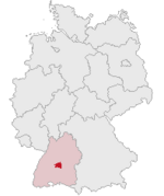 Archivo:Lage des Landkreises Tuebingen in Deutschland