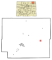 Logan County Colorado Incorporated and Unincorporated areas Fleming Highlighted