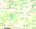 Map commune FR insee code 89238