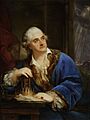 Marcello Bacciarelli - Portret Stanisława Augusta z klepsydrą