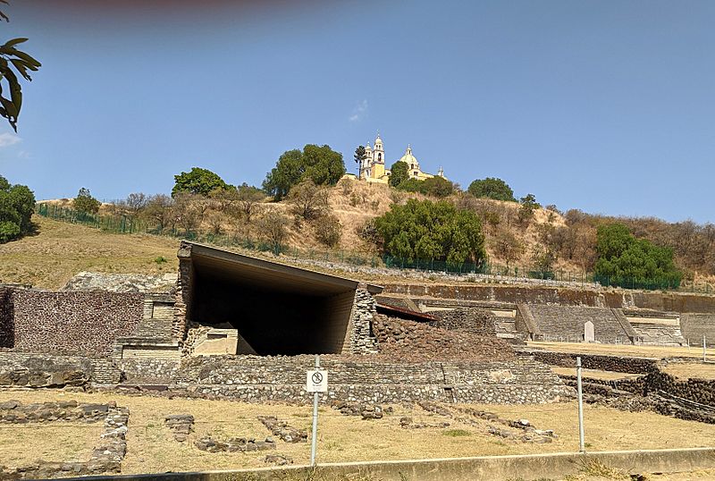 Pintura mural en Cholula