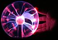 Plasma lamp touching