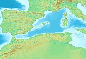  ubicada en Mediterráneo occidental