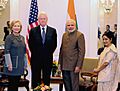 Prime Minister Modi meets Bill and Hillary Clinton