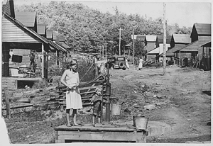 Archivo:Pumping water in Wilder, Fentress County TN 1942