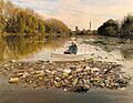 Riachuelo contaminado
