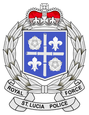 Archivo:Royal Saint Lucia Police Force emblem