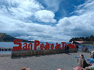 Archivo:San Pedro de Tiquina letrero