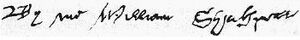 Archivo:Shakspeare signature