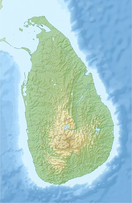 Anexo:Ríos de Sri Lanka está ubicado en Sri Lanka