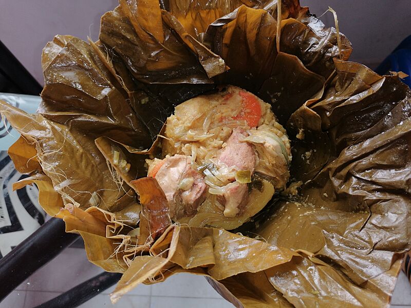 Tamal tolimense abierto